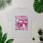 In October We Wear Pink Pumpkin Bus Breast Cancer Halloween PNG SVG