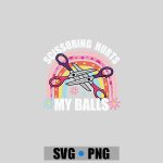 Inappropriate Scissoring Hurts My Balls PNG SVG