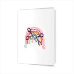 Inappropriate Scissoring Hurts My Balls Greeting Card