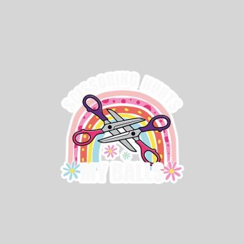 Homepage 128 Inappropriate Scissoring Hurts My Balls Sticker