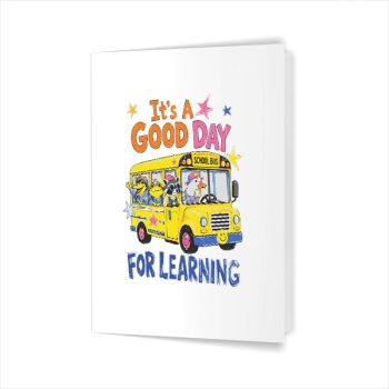Homepage 70 Its A Good Day For Learning Back To School School Bus Greeting Card
