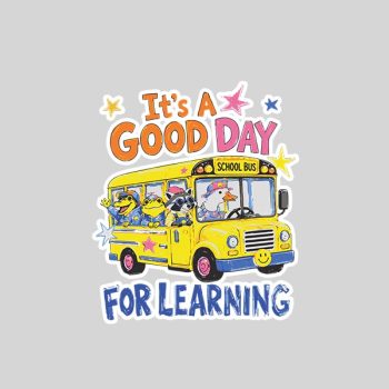 Its A Good Day For Learning Back To School School Bus Sticker