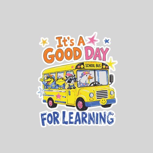 Its A Good Day For Learning Back To School School Bus Sticker