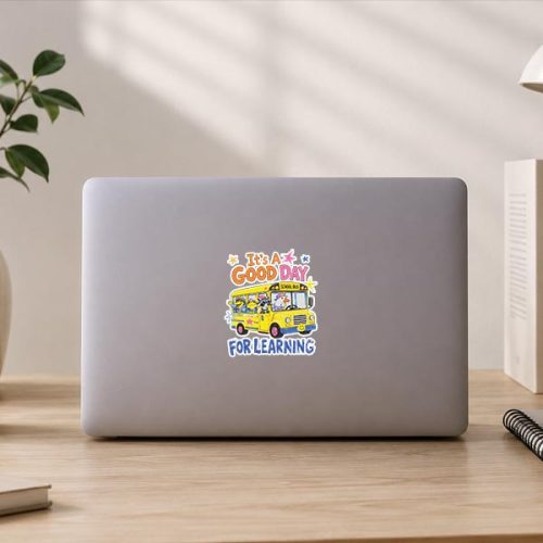 Its A Good Day For Learning Back To School School Bus Sticker