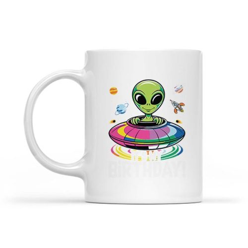 Its My Cute Alien Ufo Ship In Space Alien Mug