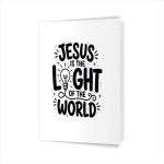 Jesus Is The Light Of The World John 8 12 Vbs Illumination Greeting Card