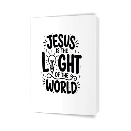 Jesus Is The Light Of The World John 8 12 Vbs Illumination Greeting Card 1 Jesus Is The Light Of The World John 8 12 Vbs Illumination Greeting Card