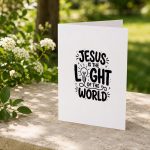 Jesus Is The Light Of The World John 8 12 Vbs Illumination Greeting Card