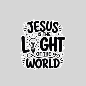 Homepage 164 Jesus Is The Light Of The World John 8 12 Vbs Illumination Sticker