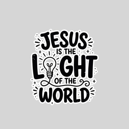 Jesus Is The Light Of The World John 8 12 Vbs Illumination Sticker 1 Jesus Is The Light Of The World John 8 12 Vbs Illumination Sticker