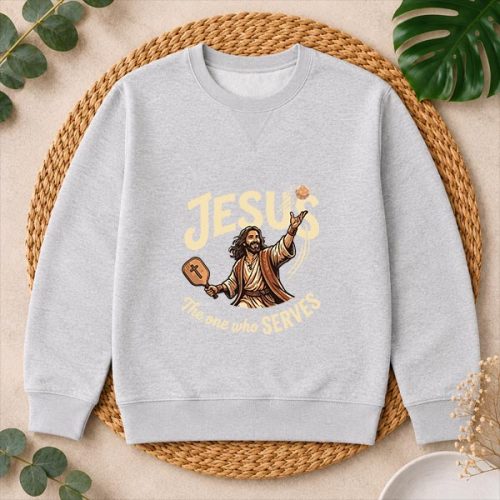 Jesus The One Who Serves Christian Pickleball PNG SVG 2 Jesus The One Who Serves Christian Pickleball PNG SVG