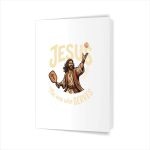 Jesus The One Who Serves Christian Pickleball Greeting Card