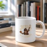 Jesus The One Who Serves Christian Pickleball Mug