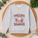 Just A Girl Who Loves Dumplings Dumpling Stress Ball PNG SVG
