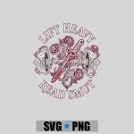 Lift Heavy Read Smu Workout Gym Book Readings PNG SVG