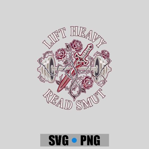 Lift Heavy Read Smu Workout Gym Book Readings PNG SVG
