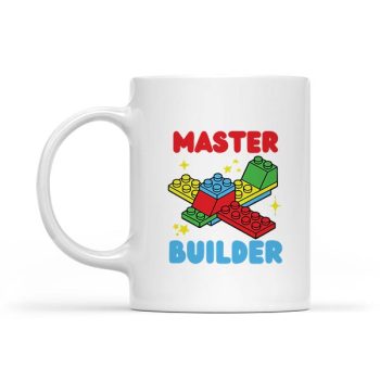Master Builder Building Blocks Toy Brick Builder Mug