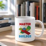 Master Builder Building Blocks Toy Brick Builder Mug