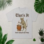 Medieval Cat Silly Saying Thats It You Are Going In The Soup PNG SVG