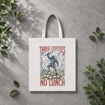 Medieval Three Coffees No Lunch Sarcastic Work PNG SVG