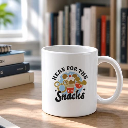 Mickey Here For The Snacks Mug 2 Mickey Here For The Snacks Mug