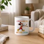 Mickey I Teach Kids to Hit and Steal Baseball Mug