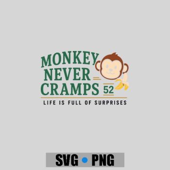 Homepage 59 Monkey Never Cramps 52 Banana Potassium PNG SVG