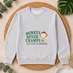 Monkey Never Cramps 52 Banana Potassium PNG SVG