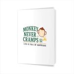 Monkey Never Cramps 52 Banana Potassium Greeting Card