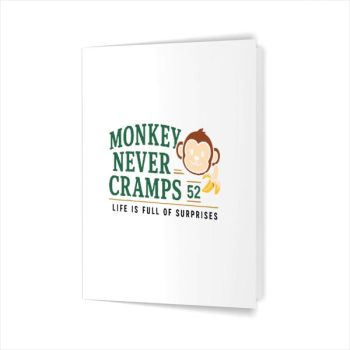 Homepage 60 Monkey Never Cramps 52 Banana Potassium Greeting Card