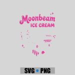 Moonbeam Ice Cream Truck Cute Summer Dessert PNG SVG