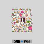 Most Definitely Not All In A Row Back To School Goose PNG SVG