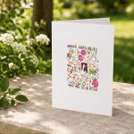 Most Definitely Not All In A Row Back To School Goose Greeting Card