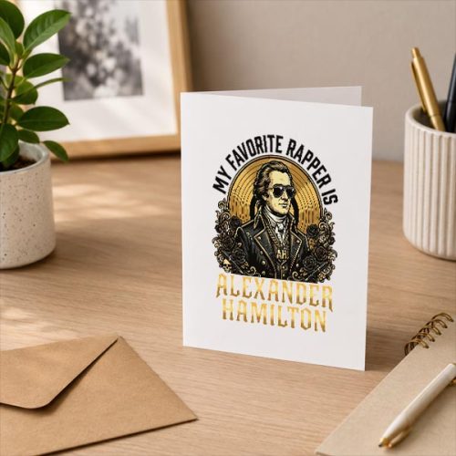 My Favorite Rapper Is Alexander Hamilton Greeting Card 3 My Favorite Rapper Is Alexander Hamilton Greeting Card