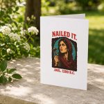 Nailed It Jael 1200 Bc Ancient Feminist Religious Greeting Card