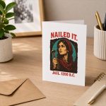 Nailed It Jael 1200 Bc Ancient Feminist Religious Greeting Card