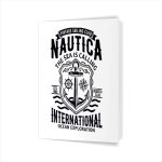 Nautica International Sailing Club Anchor Emblem Greeting Card