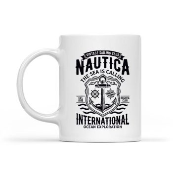 Nautica International Sailing Club Anchor Emblem Mug