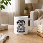 Nautica International Sailing Club Anchor Emblem Mug
