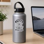 Nautica International Sailing Club Anchor Emblem Sticker
