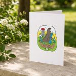 Neil Seal Disrespect Your Surroundings Greeting Card