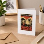 Neil The Seal Be The Whole Problem Viral Animal Greeting Card