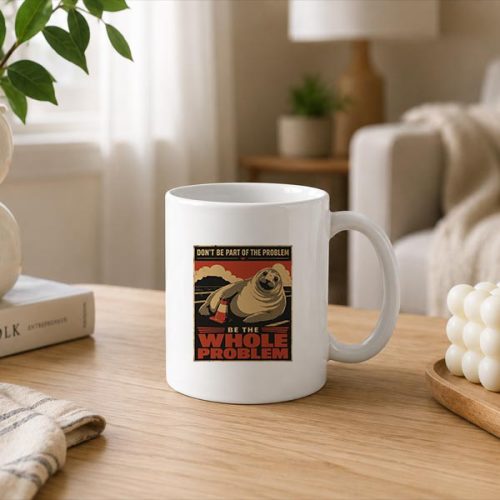 Neil The Seal Be The Whole Problem Viral Animal Mug 3 Neil The Seal Be The Whole Problem Viral Animal Mug