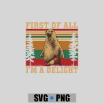 Neil The Seal First Of All Im A Delight Neil With It PNG SVG