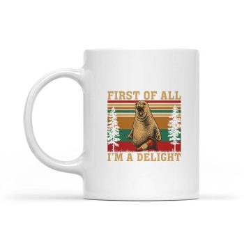 Neil The Seal First Of All Im A Delight Neil With It Mug