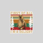 Neil The Seal First Of All Im A Delight Neil With It Sticker