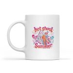 Neon Spooky Horror Summer Creepy Beach Party Mug