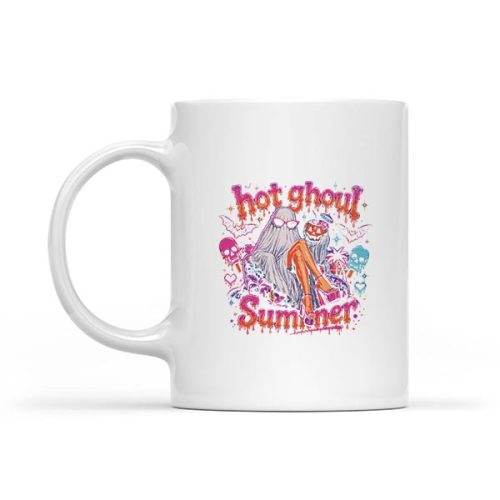 Neon Spooky Horror Summer Creepy Beach Party Mug