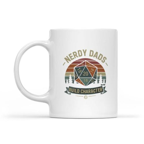 Nerdy Dads Build Character Rpg Gaming Fathers Day For Dad Mug 1 Nerdy Dads Build Character Rpg Gaming Fathers Day For Dad Mug