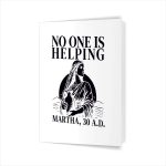 No One Is Helping Martha Christian Bible Greeting Card